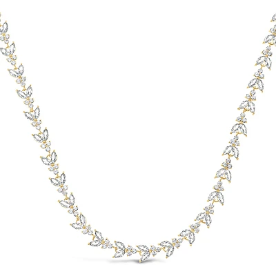 Bridal Gold Cubic Zirconia Necklace 149233