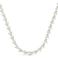 Bridal Gold Cubic Zirconia Necklace 149233