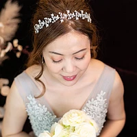 Bridal Silver Cubic Zirconia Headband 145822