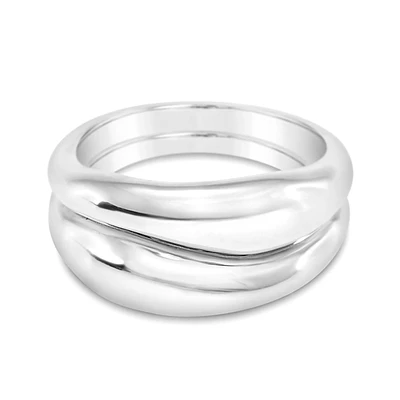 Sterling Silver Wave Ring 152334