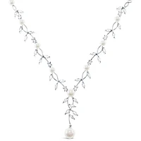Bridal Pearl Cubic Zirconia Necklace 145917