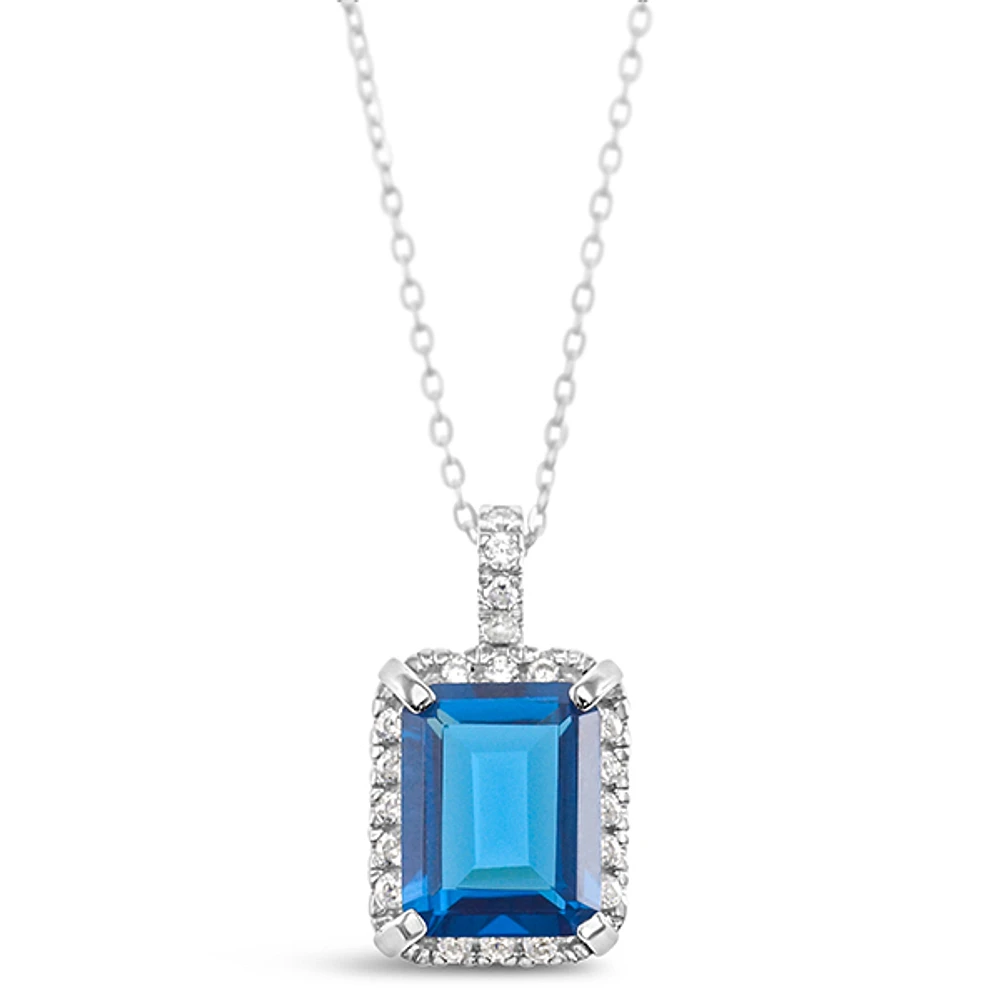 Sterling Silver Cubic Zirconia Necklace
