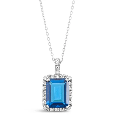 Sterling Silver Cubic Zirconia Necklace