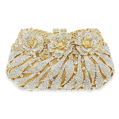 Crystal Rose Handbag Clutch