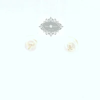 10k Yellow Gold Cubic Zirconia Heart Studs Earrings 153712