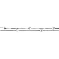 Sterling Silver Beads Anklet