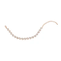 Bridal Rose Gold Cubic Zirconia Bracelet 142898