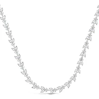 Bridal Silver Cubic Zirconia Necklace