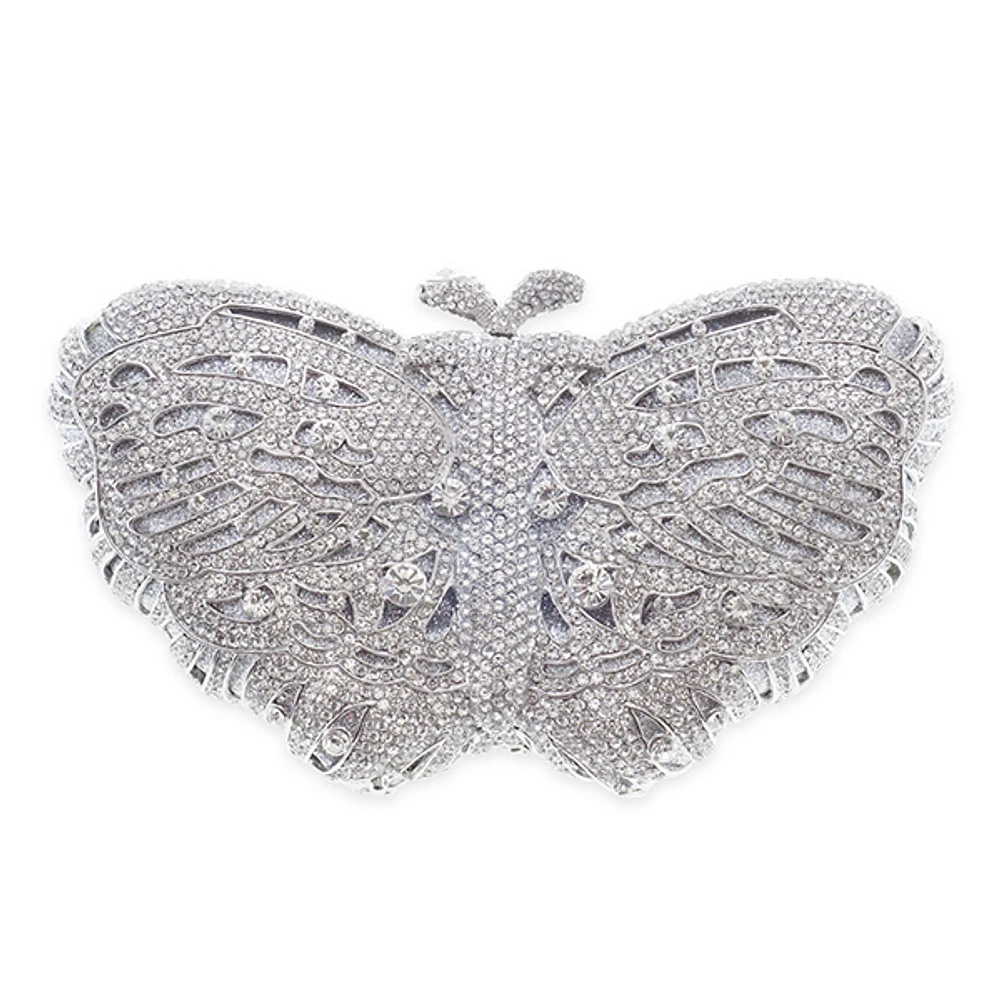 Crystal Butterfly Handbag Clutch 151725