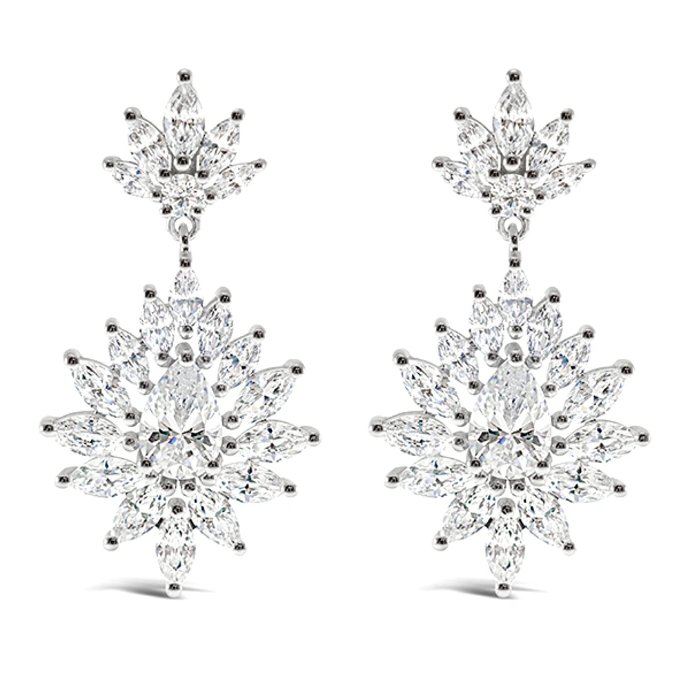 Sterling Silver Cubic Zirconia Earrings 146685