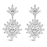 Sterling Silver Cubic Zirconia Earrings 146685