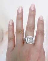 Sterling Silver Cubic Zirconia Ring