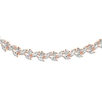Bridal Rose Gold Cubic Zirconia Bracelet 142898