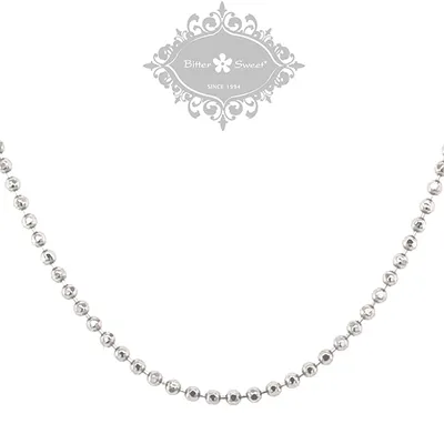 Sterling Silver Bead Chain 110910