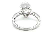 Sterling Silver Cubic Zirconia Heart Ring