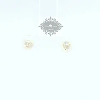 10k Yellow Gold Cubic Zirconia Studs Earrings