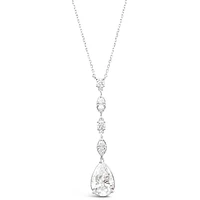 Sterling Silver Cubic Zirconia Necklace 153416