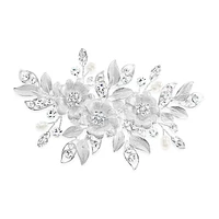 Bridal Flower Wire Silver Hairclip 152411