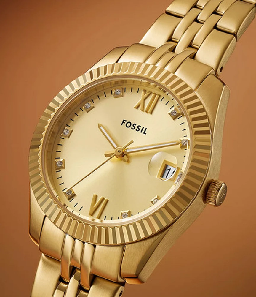 Fossil Scarlette Two Tone Stainless Steel Watch151792