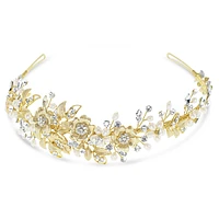 Bridal Gold Flower Headband 152450