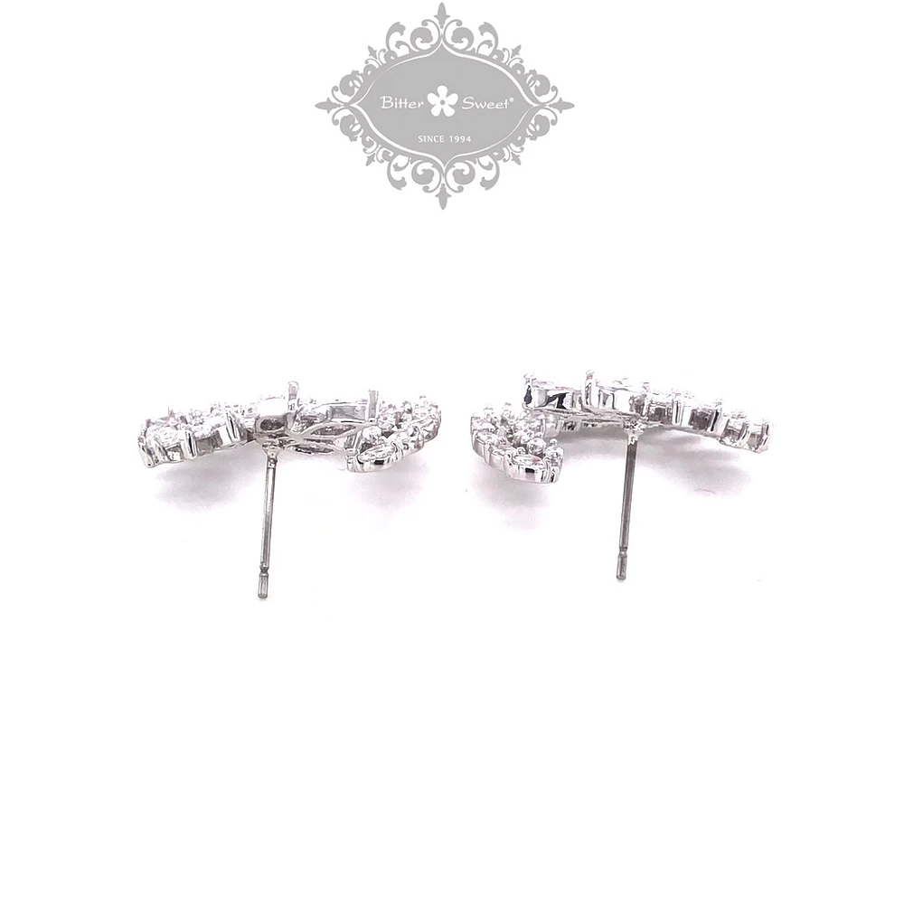 Cubic Zirconia Stud Earrings 139677