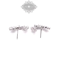 Cubic Zirconia Stud Earrings 139677