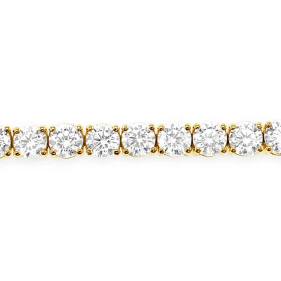 Bridal Gold Cubic Zirconia Tennis Bracelet 144197