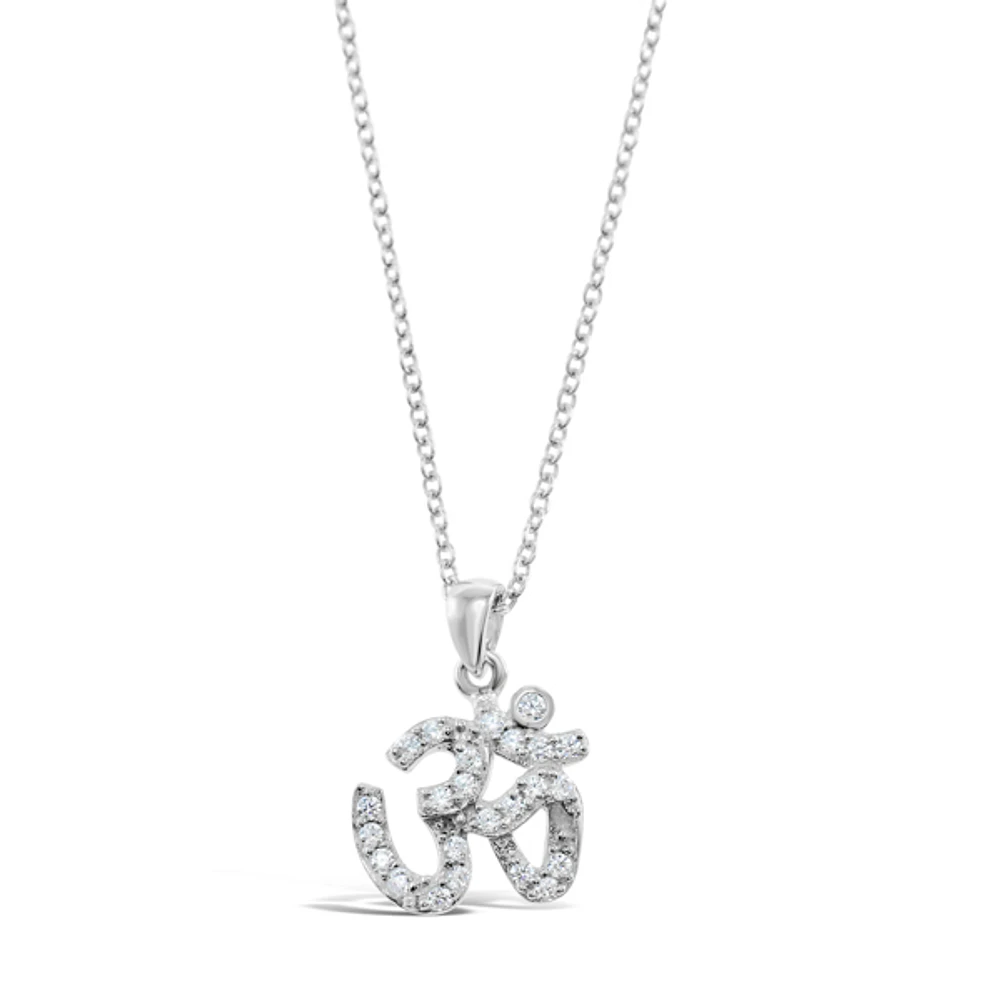 Sterling Silver Cubic Zirconia Necklace 128059