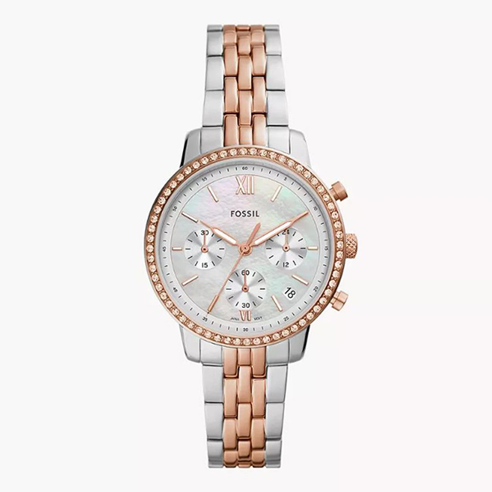 Fossil Neutra Chronograph Two-Tone Stainless Steel Watch 152901