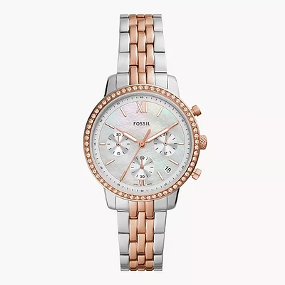 Fossil Neutra Chronograph Two-Tone Stainless Steel Watch 152901
