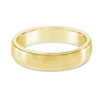Men's Stainless Steel Gold Plain Ring 142447