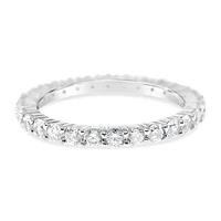 Sterling Silver Cubic Zirconia Ring