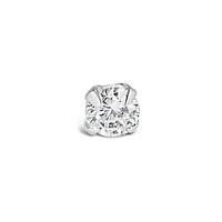 Sterling Silver Cubic Zirconia 2mm Ball End Nose Stud 136706