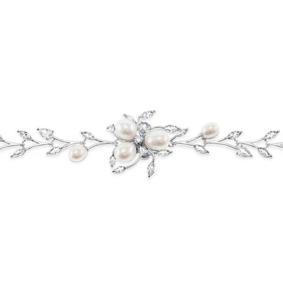 Bridal Pearl Cubic Zirconia Bracelet 145916