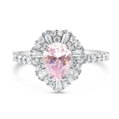 Sterling Silver Cubic Zirconia Ring
