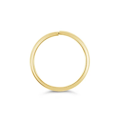 Gold Plated Sterling Silver Plain 8 mm Nose Hoop 134990