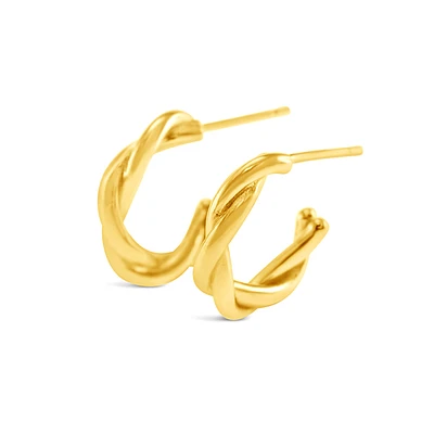 Gold Plated Sterling Silver Earrings