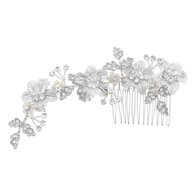 Bridal Silver Crystal Hair Comb 146847