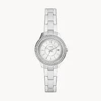 Fossil Stella Three-Hand Date Stainless Steel Watch