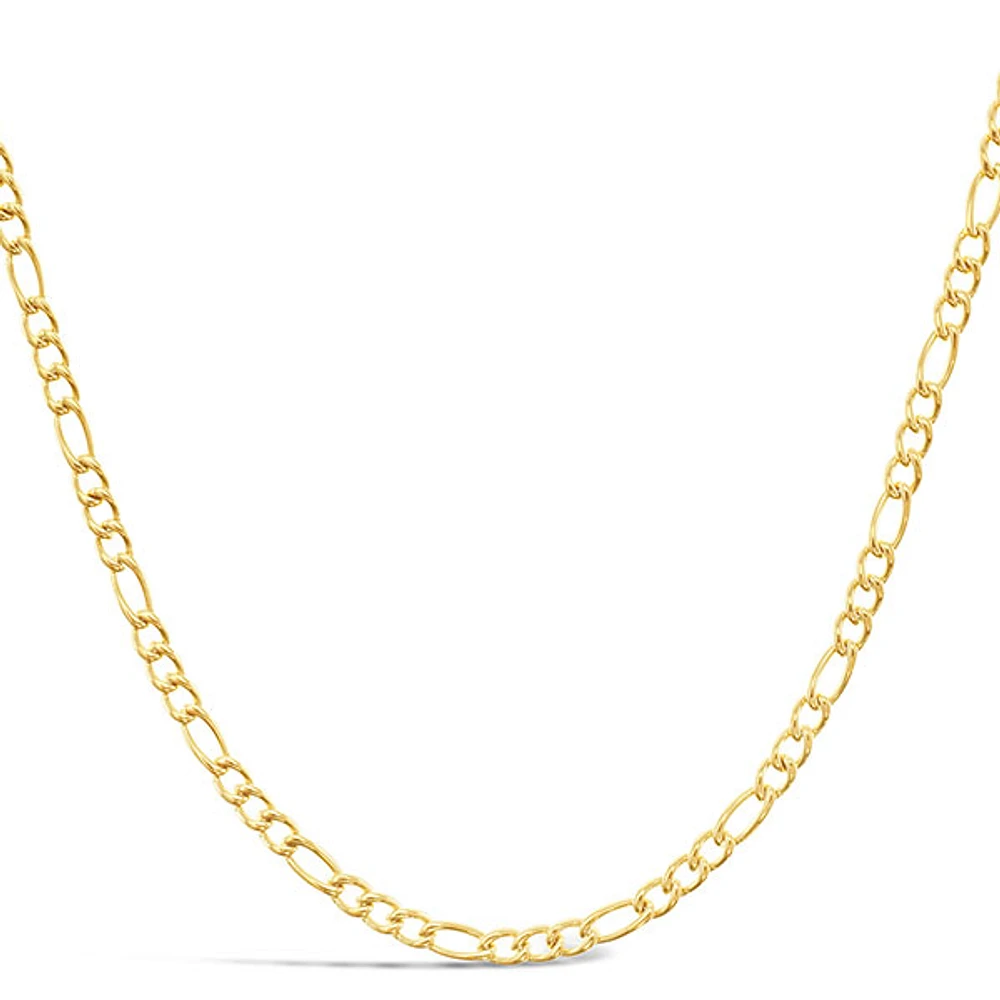 Stainless Steel 2mm Figaro Gold Chain 146580-583-586