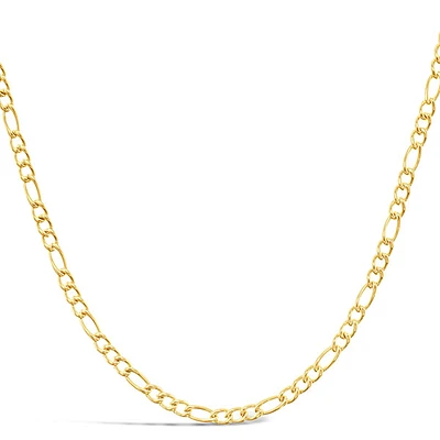 Stainless Steel 2mm Figaro Gold Chain 146580-583-586