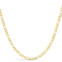 Stainless Steel 2mm Figaro Gold Chain 146580-583-586