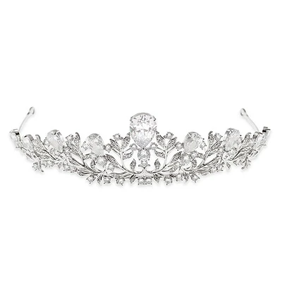 Bridal Silver Cubic Zirconia Tiara 145829