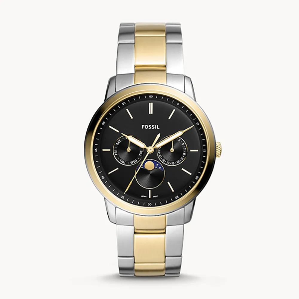 Fossil Neutra Moonphase Stainless Steel Watch 147095