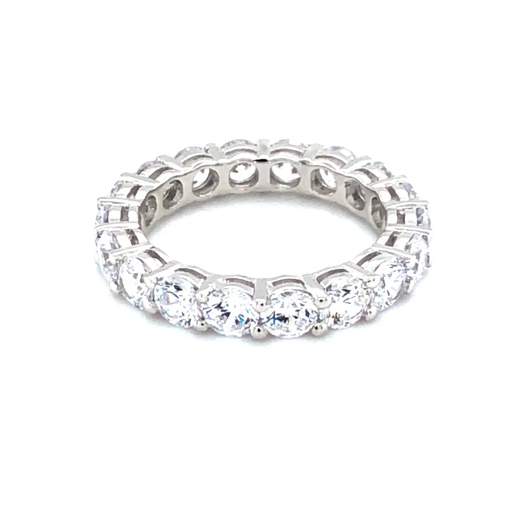 Sterling Silver Cubic Zirconia Ring