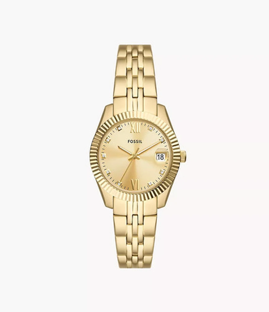 Fossil Scarlette Two Tone Stainless Steel Watch151792