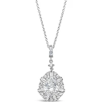 Sterling Silver Cubic Zirconia Necklace