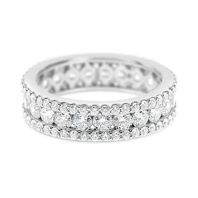 Sterling Silver Cubic Zirconia Ring 132123
