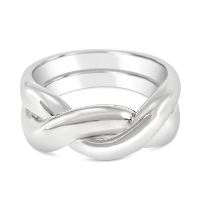 Sterling Silver Twist Ring 152324