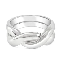 Sterling Silver Twist Ring 152324